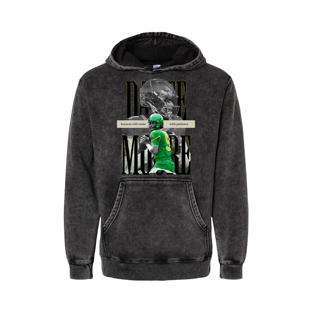 Success Will Come With Patience Mineral Wash Hoodie