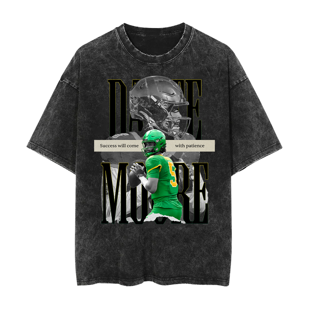 Success Will Come With Patience Mineral Wash Shirt